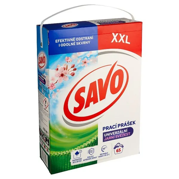 Savo Jarná sviežosť univerzálne prášok na pranie 65 praní 4,55 kg 1ks