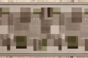 Protišmykový behúň LISTRA geometrický, béžový