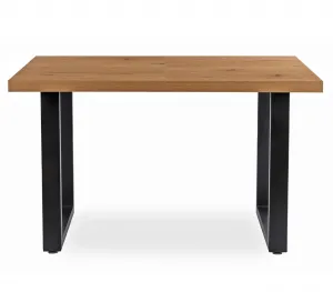 JAKS Rozkladací stôl 130 - 230 cm zlatý dub Tomas čierny