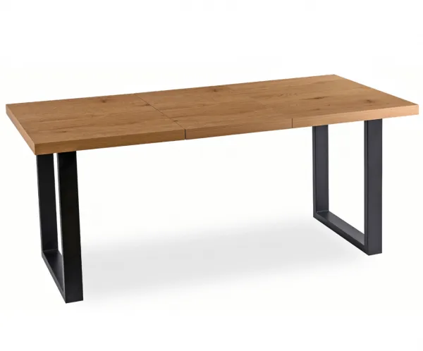 JAKS Rozkladací stôl 130 - 230 cm zlatý dub Tomas čierny