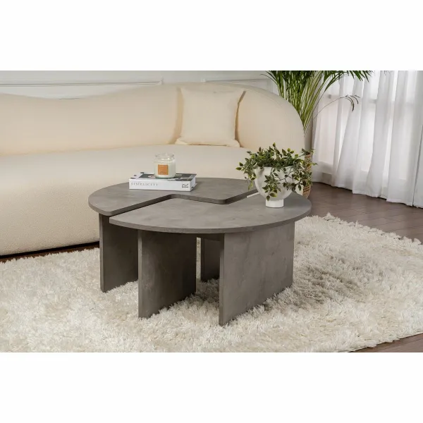 Konferenčný stolík Moira - Concrete Grey