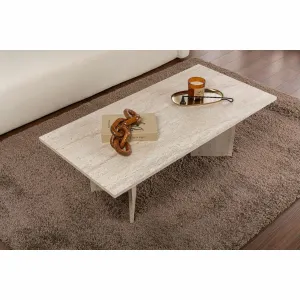 Konferenčný stolík Sabin - Travertine