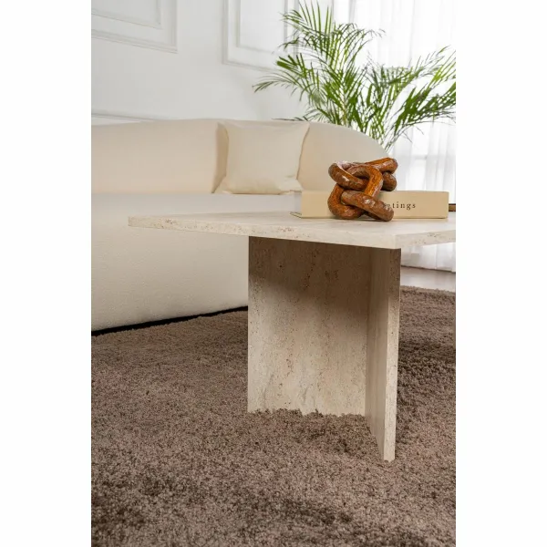 Konferenčný stolík Sabin - Travertine