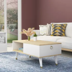 Konferenčný stolík Delux - Sapphire, White