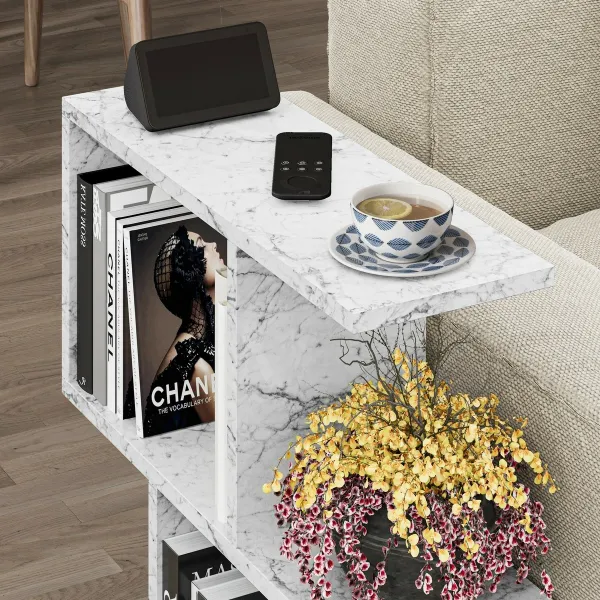 Odkladací stolík Zeta Carrara Marble