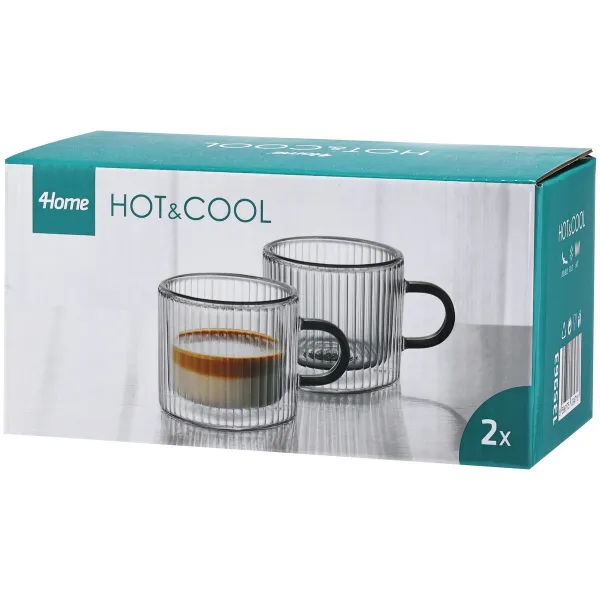 4Home Termo pohár na lungo Haze Hot&Cool 100 ml, 2 ks