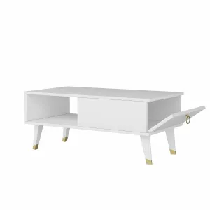 Konferenčný stolík Delux - White