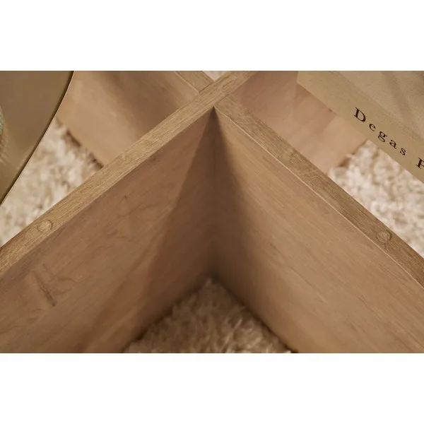 Konferenčný stolík Aeris - Sapphire Oak, Transparent