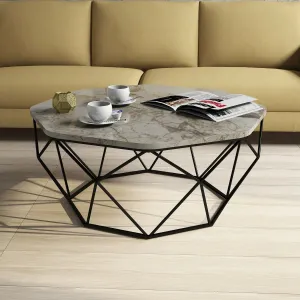 Konferenčný stolík Diamond - White Marble
