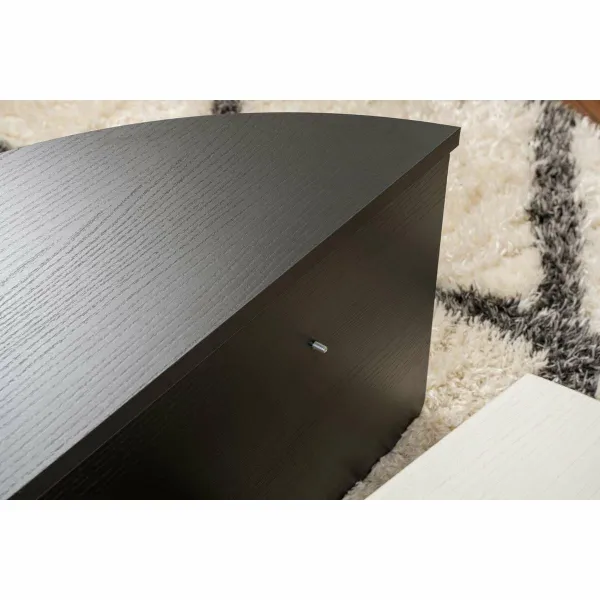 Konferenčný stolík Orion - Wood White, Wood Black