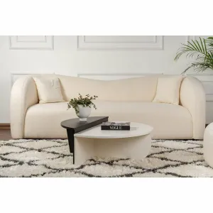 Konferenčný stolík Orion - Wood White, Wood Black