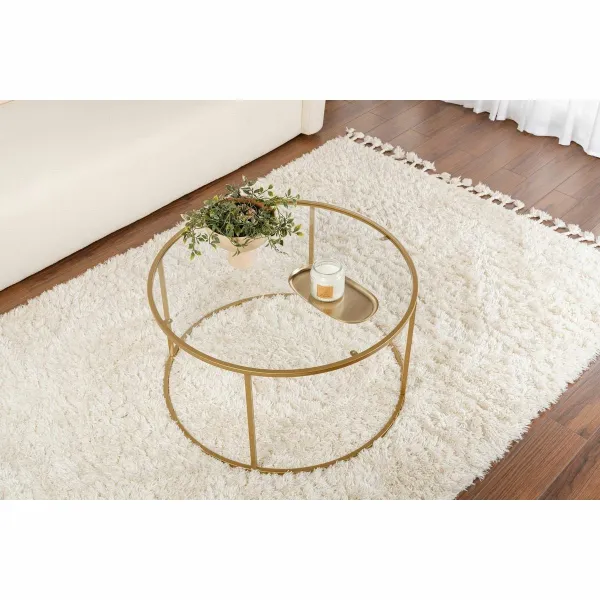 Konferenčný stolík Aurum Gold, 80 cm