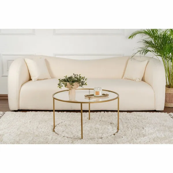 Konferenčný stolík Aurum Gold, 80 cm