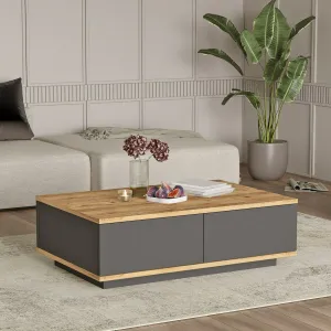 Konferenčný stolík Frem Anthracite and Atlantic Pine