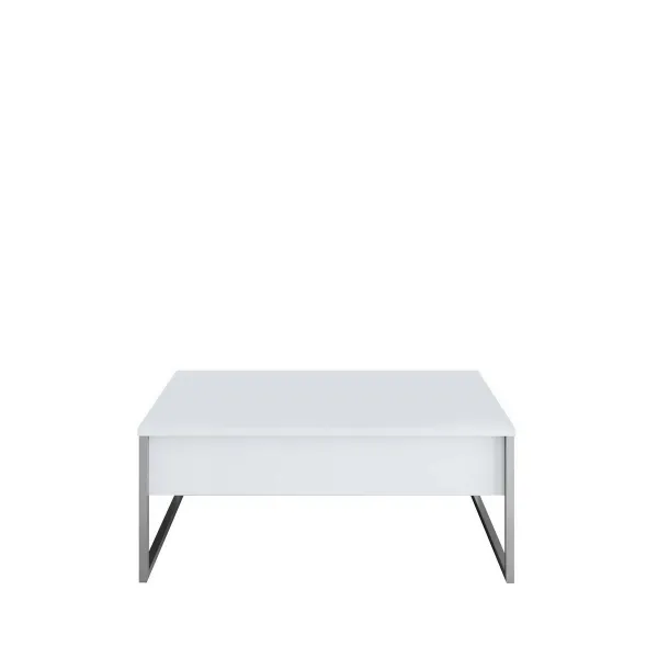 Konferenčný stolík Luxe - White, Silver