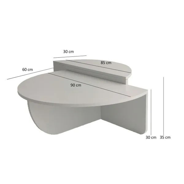 Konferenčný stolík Podium - White