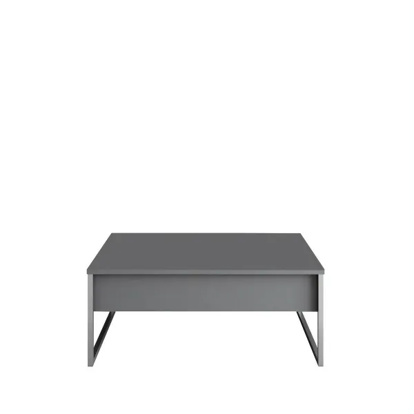 Konferenčný stolík Luxe - Anthracite, Silver