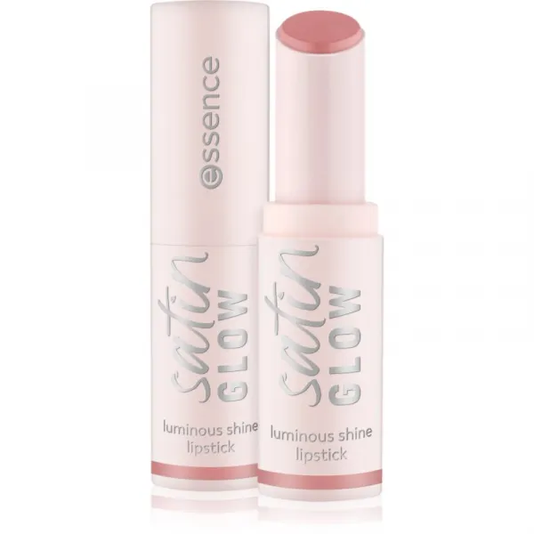 essence satin GLOW krémový rúž so saténovým finišom odtieň 02 Blushin It 3.5 g