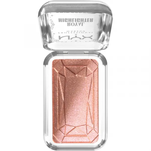 NYX Professional Makeup Bridgerton Royal Highlighter rozjasňovač odtieň 01 Iridescent Peach 5 g