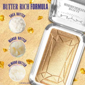 NYX Professional Makeup Bridgerton Royal Highlighter rozjasňovač odtieň 02 Light Gold 5 g