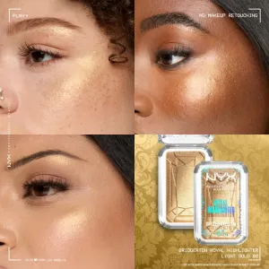 NYX Professional Makeup Bridgerton Royal Highlighter rozjasňovač odtieň 02 Light Gold 5 g
