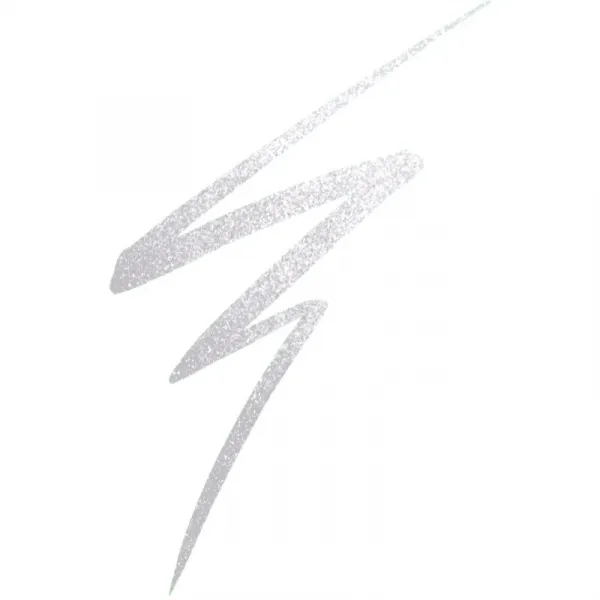 NYX Professional Makeup Bridgerton Royal Epic Ink Liner trblietavá linka na oči odtieň 01 Glitzed In Silver 1 ml