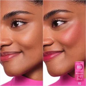 essence WHAT A TINT! multifunkčné líčidlo na pery a tvár odtieň 10 Raspberry Vibes 5 g