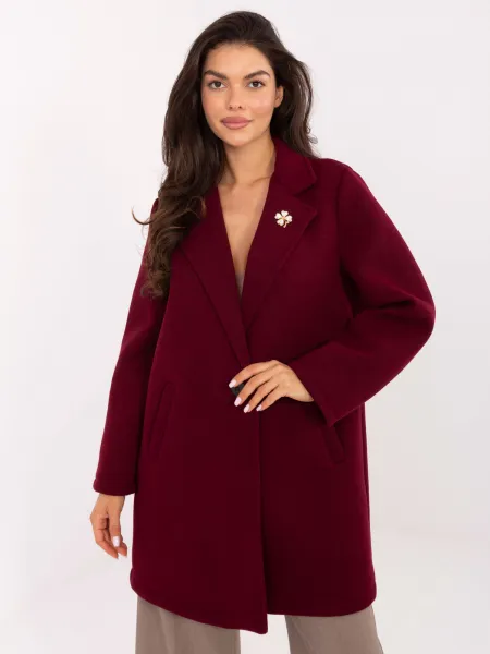 Coat-IT-PL-FL8153.60-burgundy