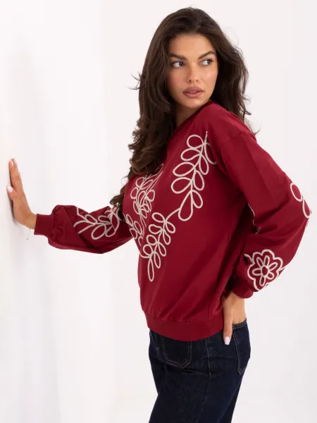 Blouse-RV-BZ-A175.02-burgundy