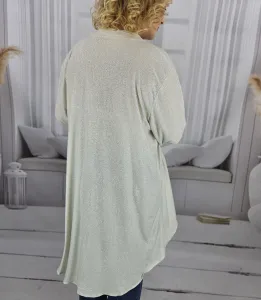 Pri Elegant oversize Brocade tunic shirt with longer back NEVADA