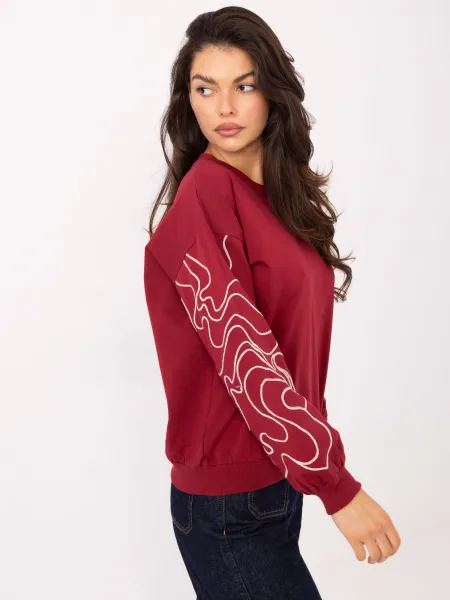 Blouse-RV-BZ-A176.56-burgundy