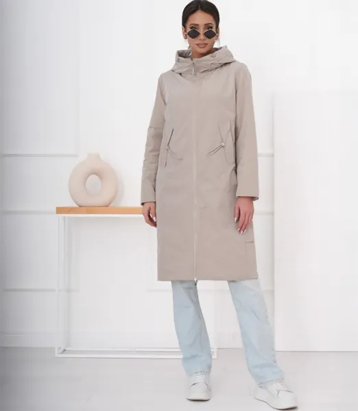 Fashionable women's oversize coat - reversible, for spring and autumn ELIZA
