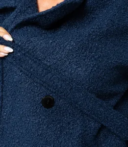 Pri Women's TEDDY boucle fabric bear coat