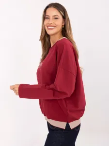 Blouse-RV-BZ-A907.08P-burgundy