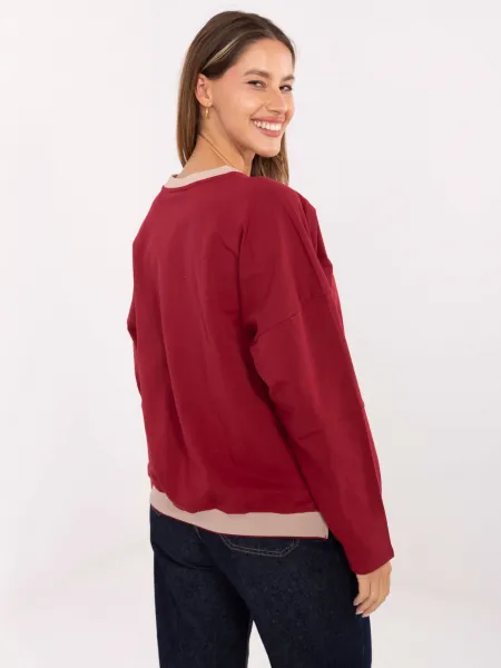 Blouse-RV-BZ-A907.08P-burgundy