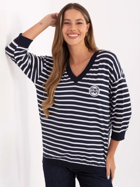 Blouse-RV-BZ-A791.53-navy blue