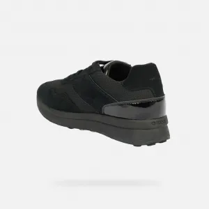 Black women's sneakers Geox Runntix - Women's