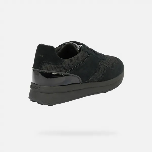 Black women's sneakers Geox Runntix - Women's
