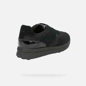 Black women's sneakers Geox Runntix - Women's