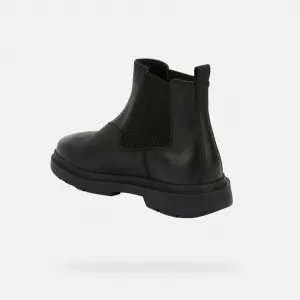 Black Men's Ankle Boots Geox Calaita - Mens