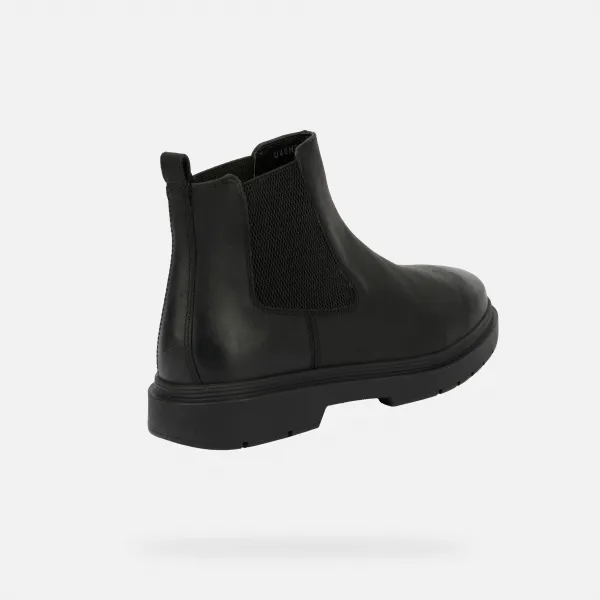 Black Men's Ankle Boots Geox Calaita - Mens