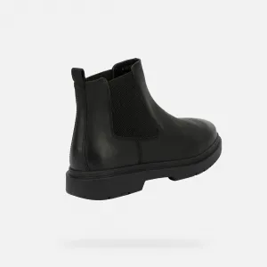 Black Men's Ankle Boots Geox Calaita - Mens