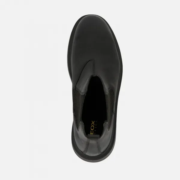 Black Men's Ankle Boots Geox Calaita - Mens