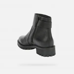 Black women's ankle boots Geox Hoara - Women's