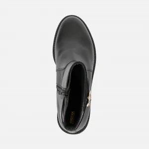 Black women's ankle boots Geox Hoara - Women's