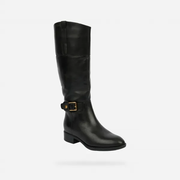 Black Women's Boots Geox Felicity NP ABX - Women's