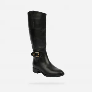 Black Women's Boots Geox Felicity NP ABX - Women's