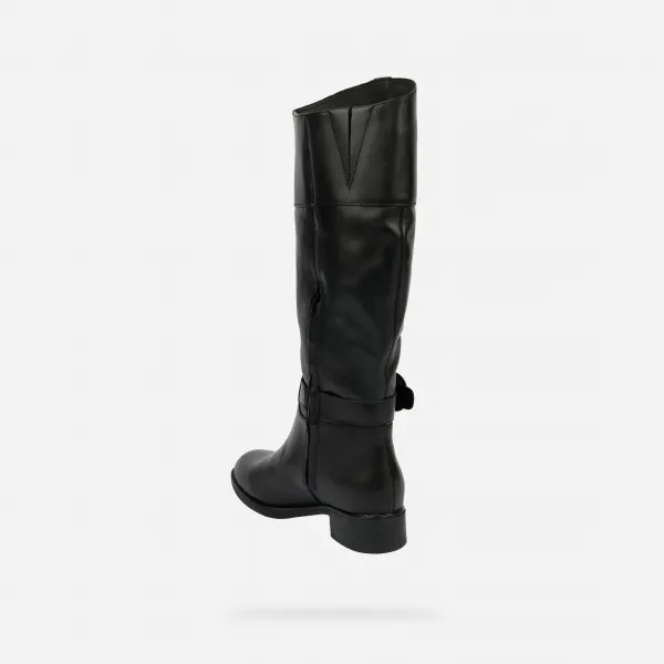 Black Women's Boots Geox Felicity NP ABX - Women's
