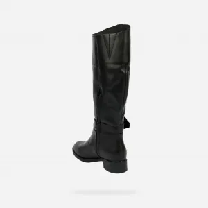 Black Women's Boots Geox Felicity NP ABX - Women's