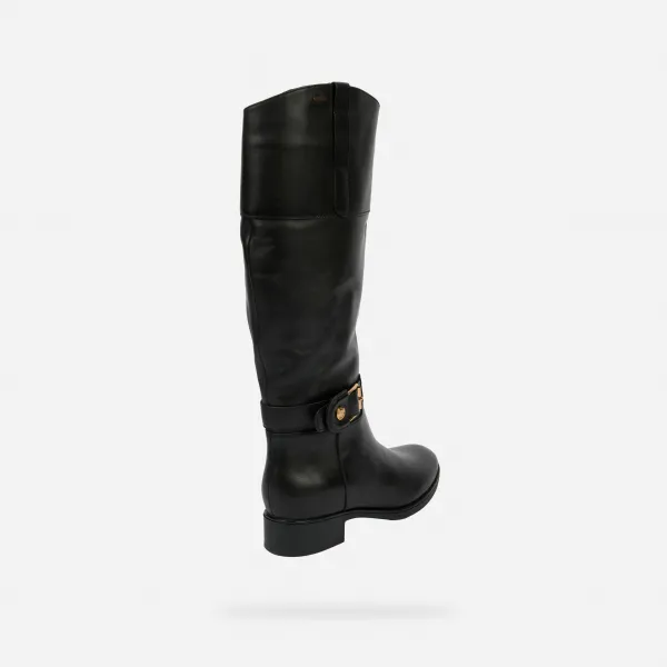 Black Women's Boots Geox Felicity NP ABX - Women's